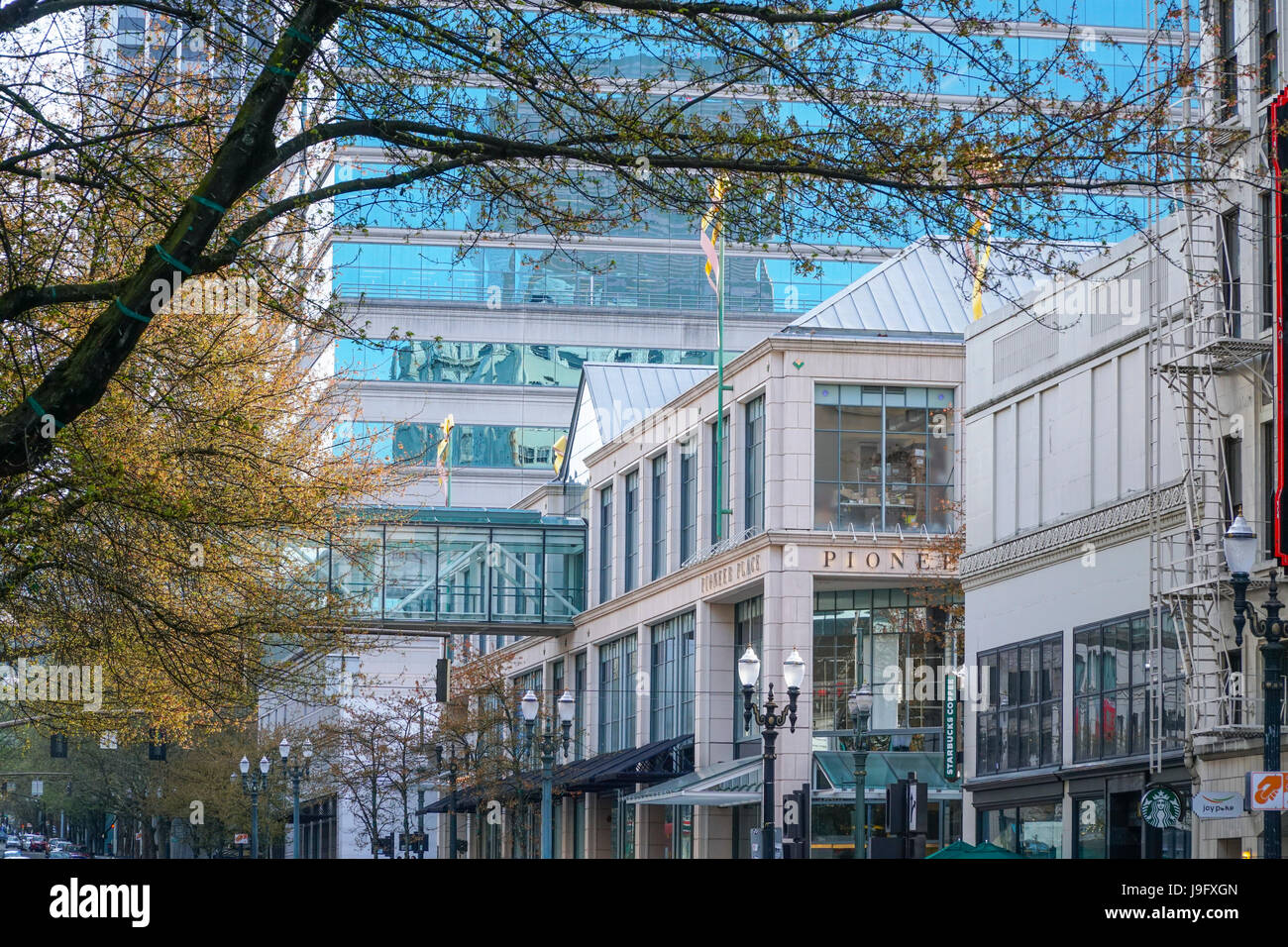 16. April 2017-Platz in Portland - PORTLAND - OREGON - Pionier Stockfoto