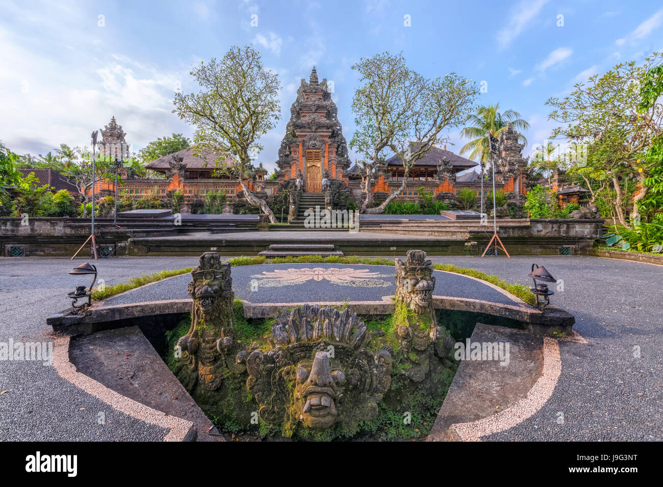 Taman Saraswati Tempel, Ubud, Bali, Indonesien, Asien Stockfoto