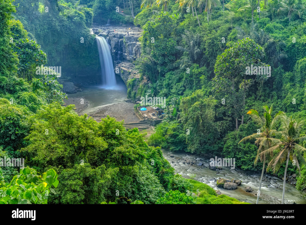 Terjun Blangsinga Wasserfall, Ubud, Bali, Indonesien, Asien Stockfoto