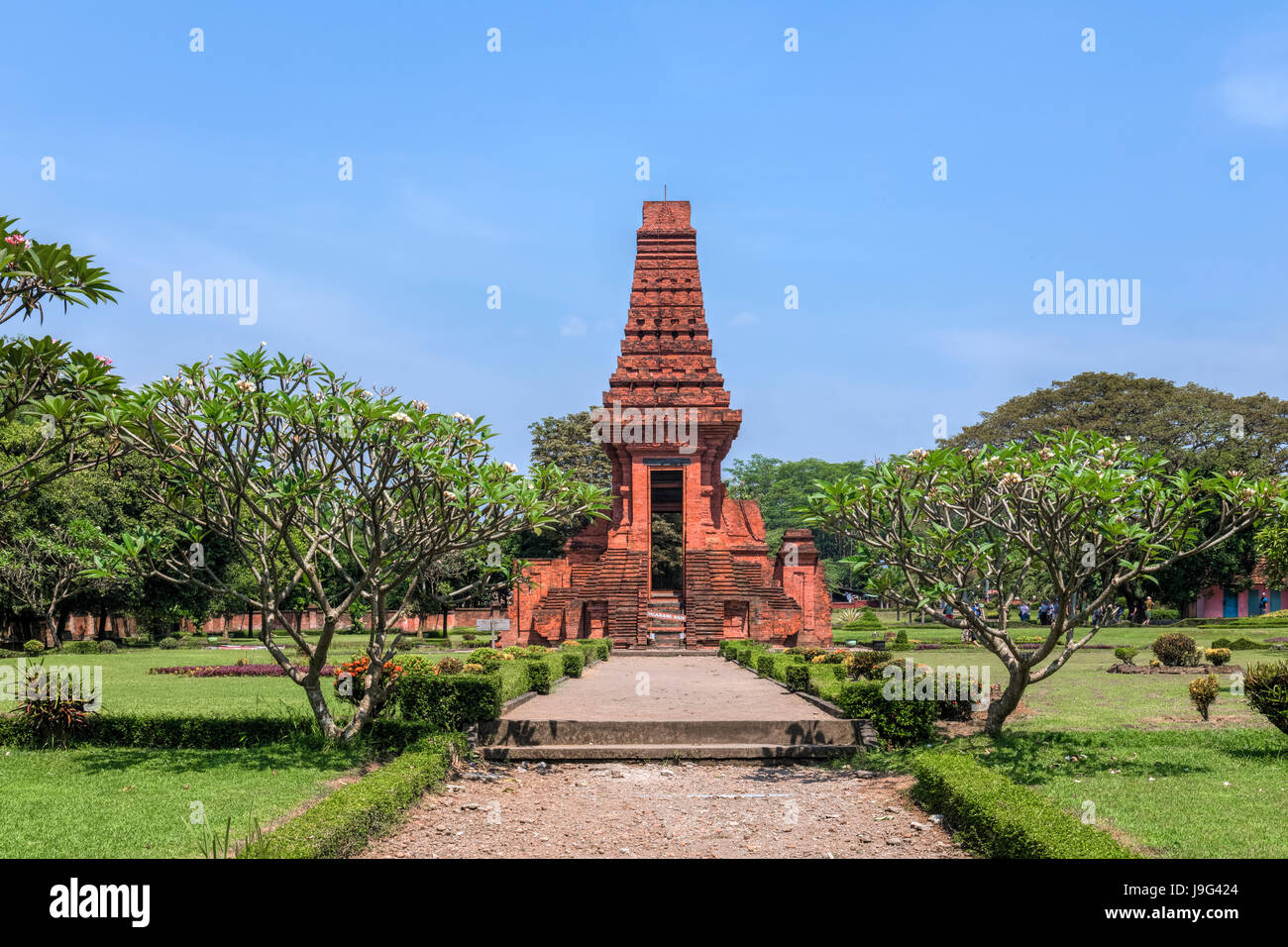 Bajang Ratu Tempel, Trowulan, Majapahit, Java, Indonesien, Asien Stockfoto