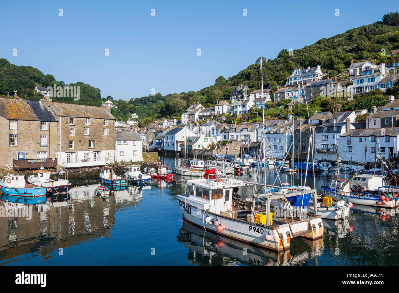 England, Cornwall, Polperro Stockfoto
