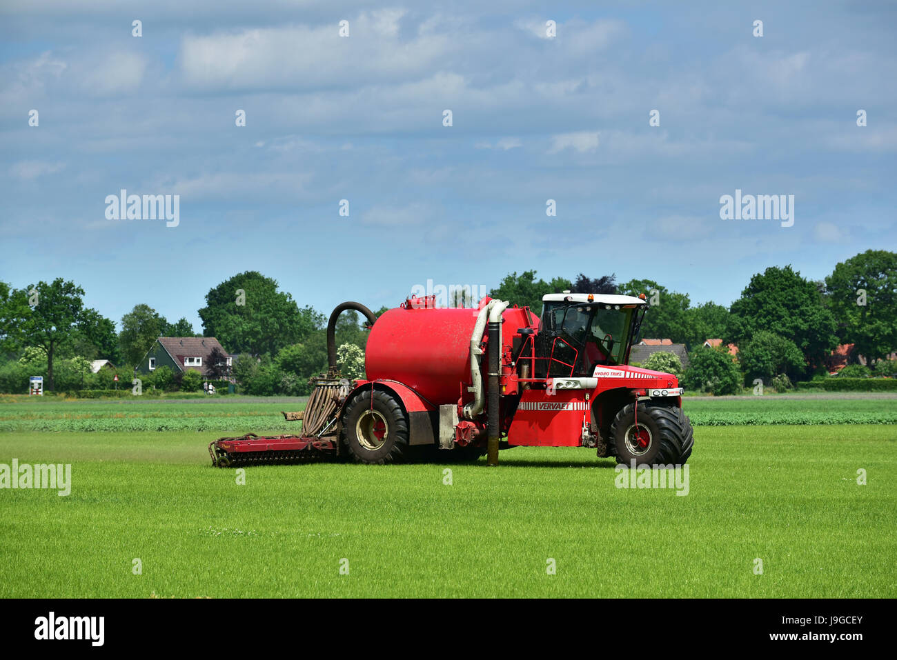 Vervaet Hydro Trike Miststreuer Stockfoto