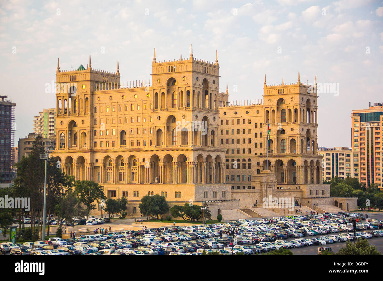 Aserbaidschan, Baku Stadt, das Government House, Stockfoto