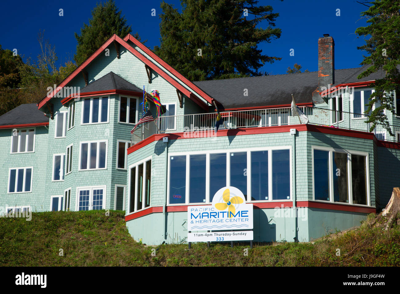Pacific Maritime Heritage Center, Newport, Oregon Stockfoto
