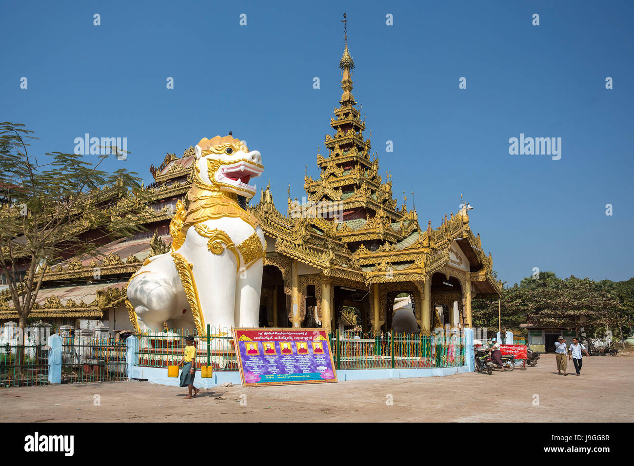 Myanmar, Pegu Provinz, Bago City, Stockfoto