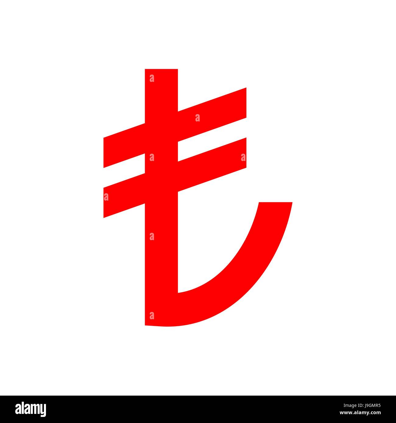 Turkische Lira Zeichen Geldwahrung Symbole Turkei Stock Vektorgrafik Alamy