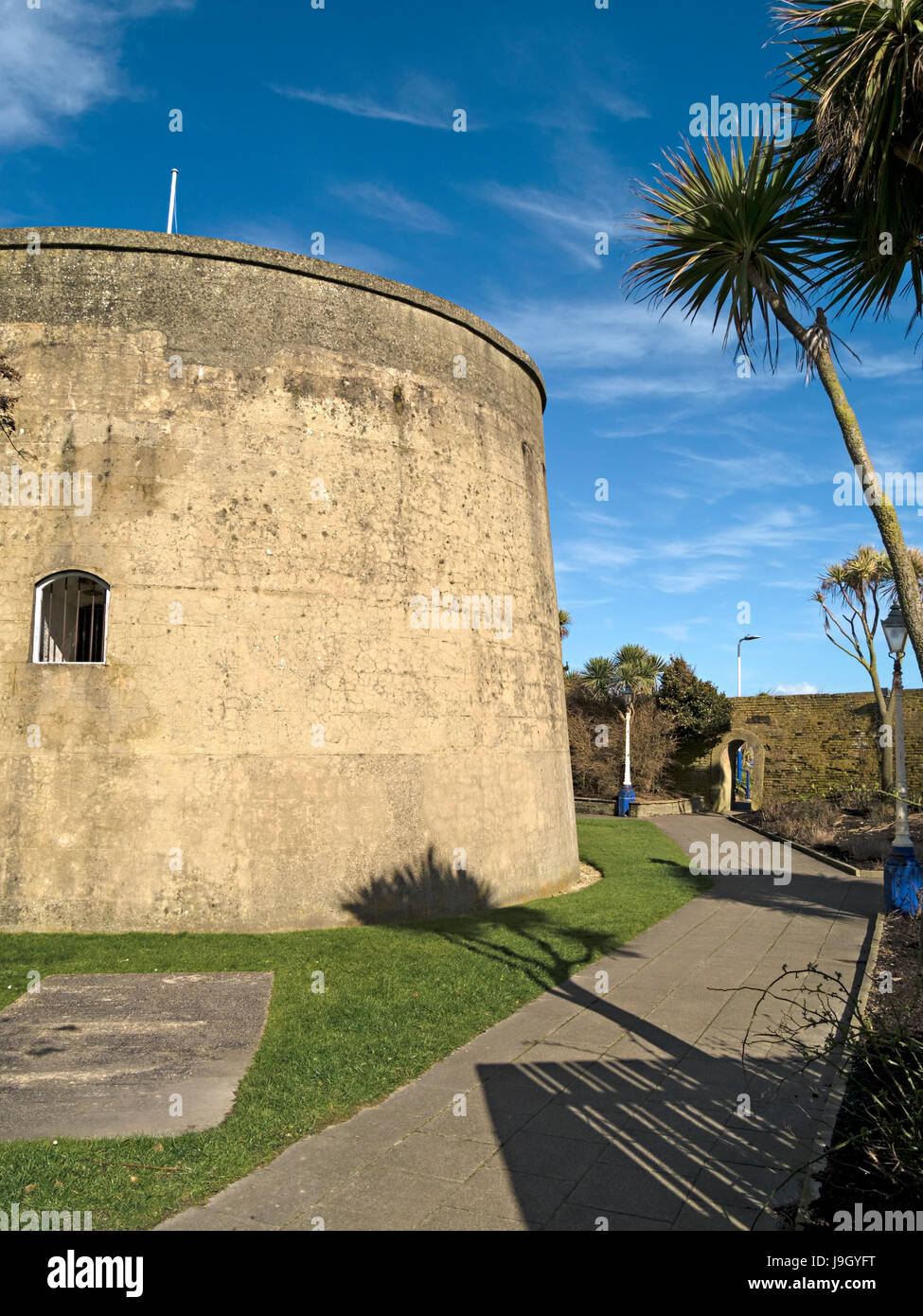 Martello-Turm Nummer 73, Eastbourne, East Sussex, England, UK Stockfoto