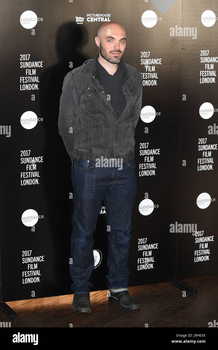 London, Grossbritannien. 1. Juni 2017. David Lowery Beim Öffnen-Fototermin Zum Sundance Film Festival: London 2017 in der Picturehouse Central. London, 01.06.2017 | / Allianz Credit Bild: Dpa/Alamy Live-Nachrichten Stockfoto