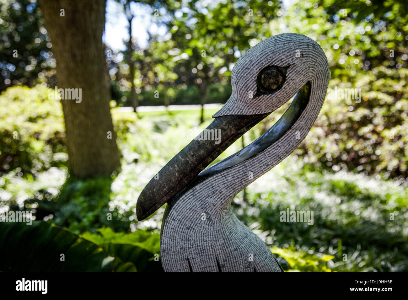 Skulpturen in Dallas Arboretum und Botanischer Garten, Texas Stockfoto