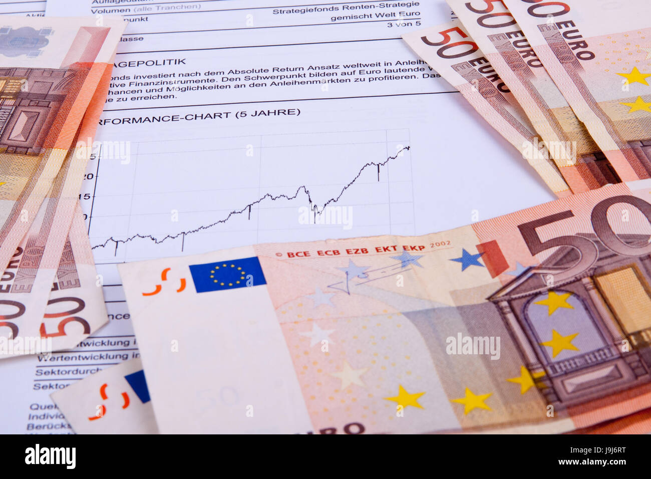 Euro, gelten, Geldanlage, Wachstum, Darlehen, Zinsen, Geld, Euro, sparen, Stockfoto