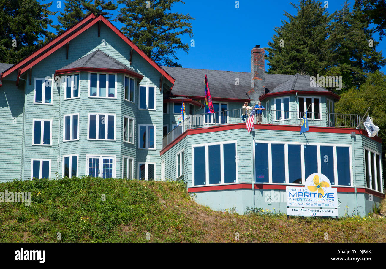 Pacific Maritime und Heritage Center, Newport, Oregon Stockfoto
