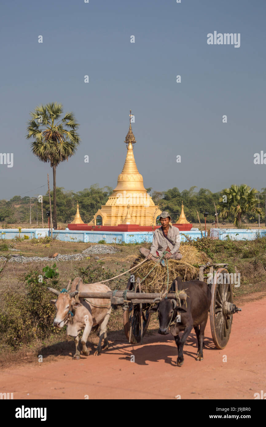 Myanmar, Mo Provinz, Nahverkehr Stockfoto
