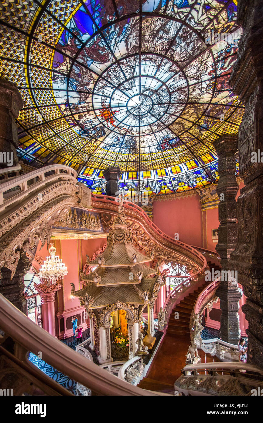 Thailand, Bangkok City, dem Erawan Museum, Innenraum Stockfoto