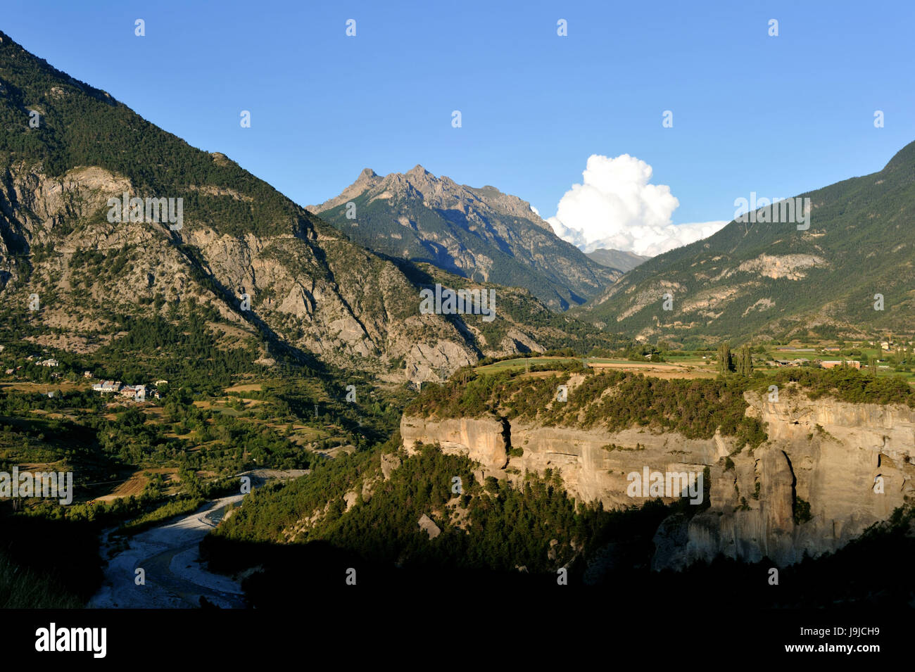 Frankreich, Hautes-Alpes, Val de Durance, Vars, Stockfoto