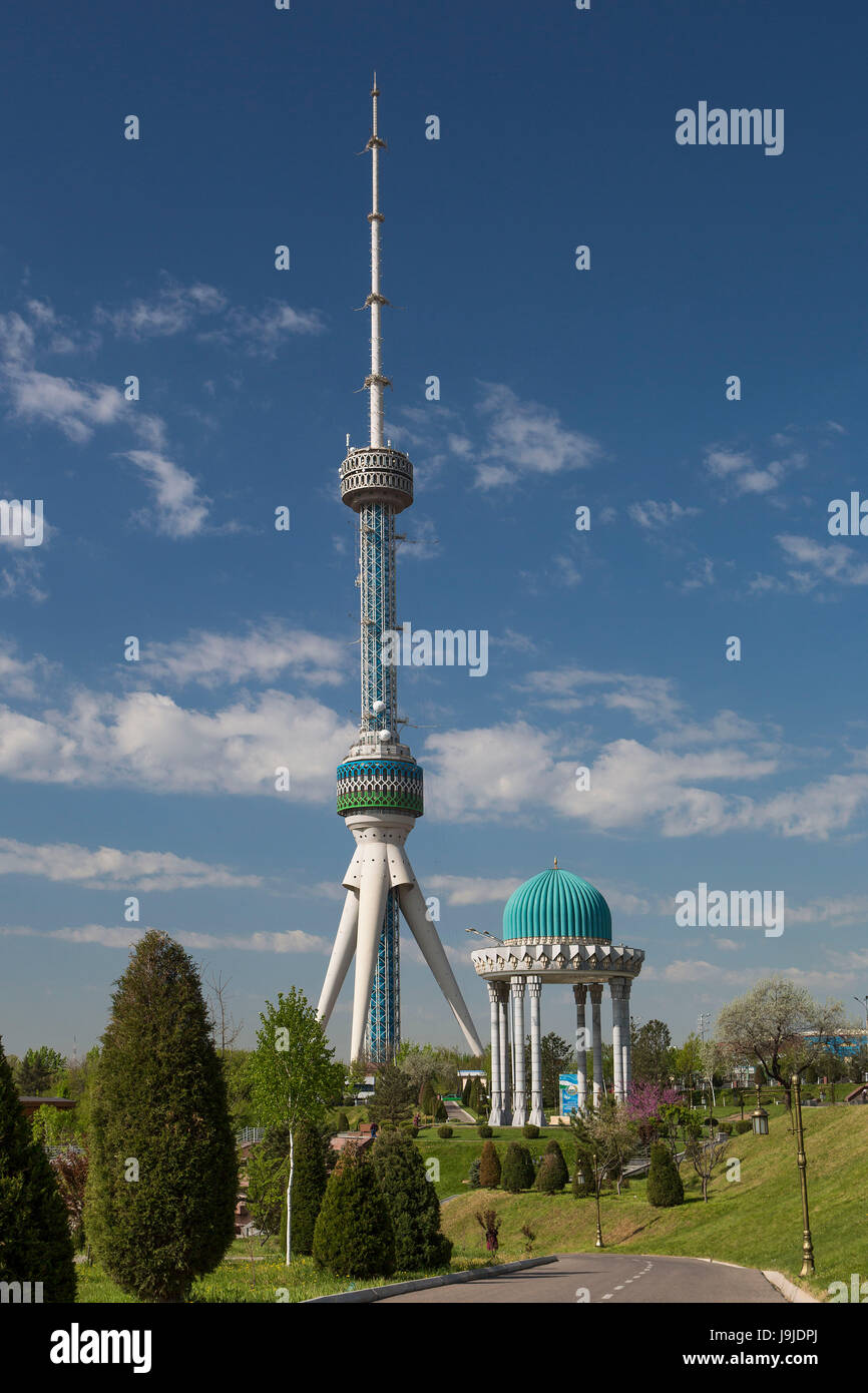 Usbekistan, Taschkent Stadt Taschkent Fernsehturm Stockfoto