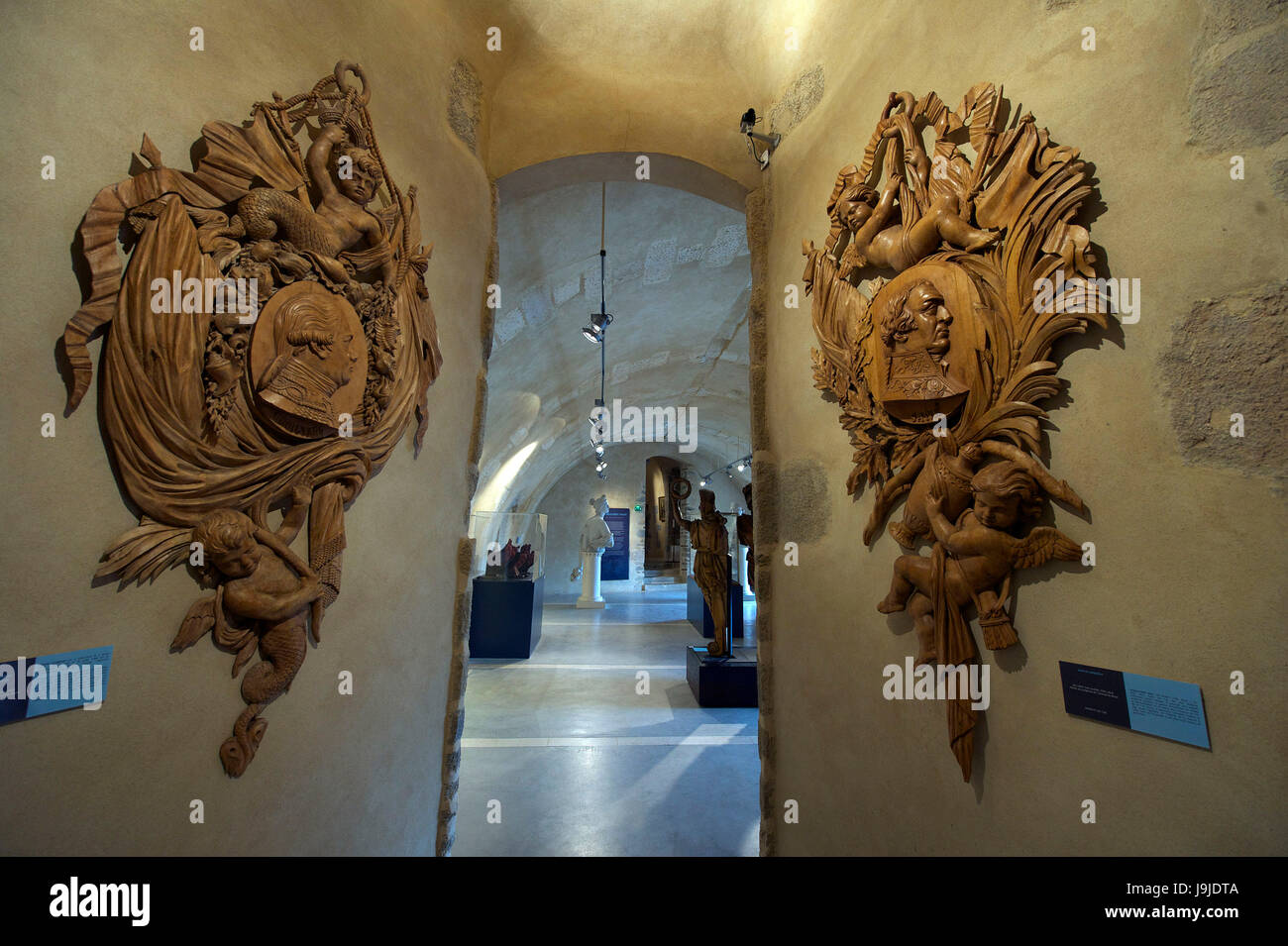 Frankreich, Finistere, Brest, das Schloss (Meeresmuseum) Stockfoto