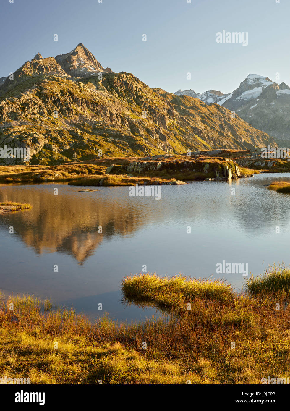 Gärstenhörner, Groß Furkahorn, Grimselpass, Urner Alpen, Berner Oberland, Schweiz Stockfoto