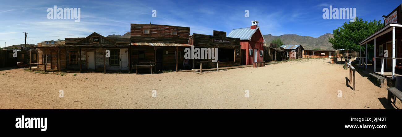 Häuser, Amerika, Arizona, Western, Landschaft, Hütten, Staaten, united, Gebäude, Stockfoto