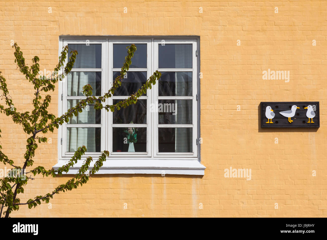 Dänemark, Jütland, Skagen, Gebäude mit Ente Kunst Stockfoto