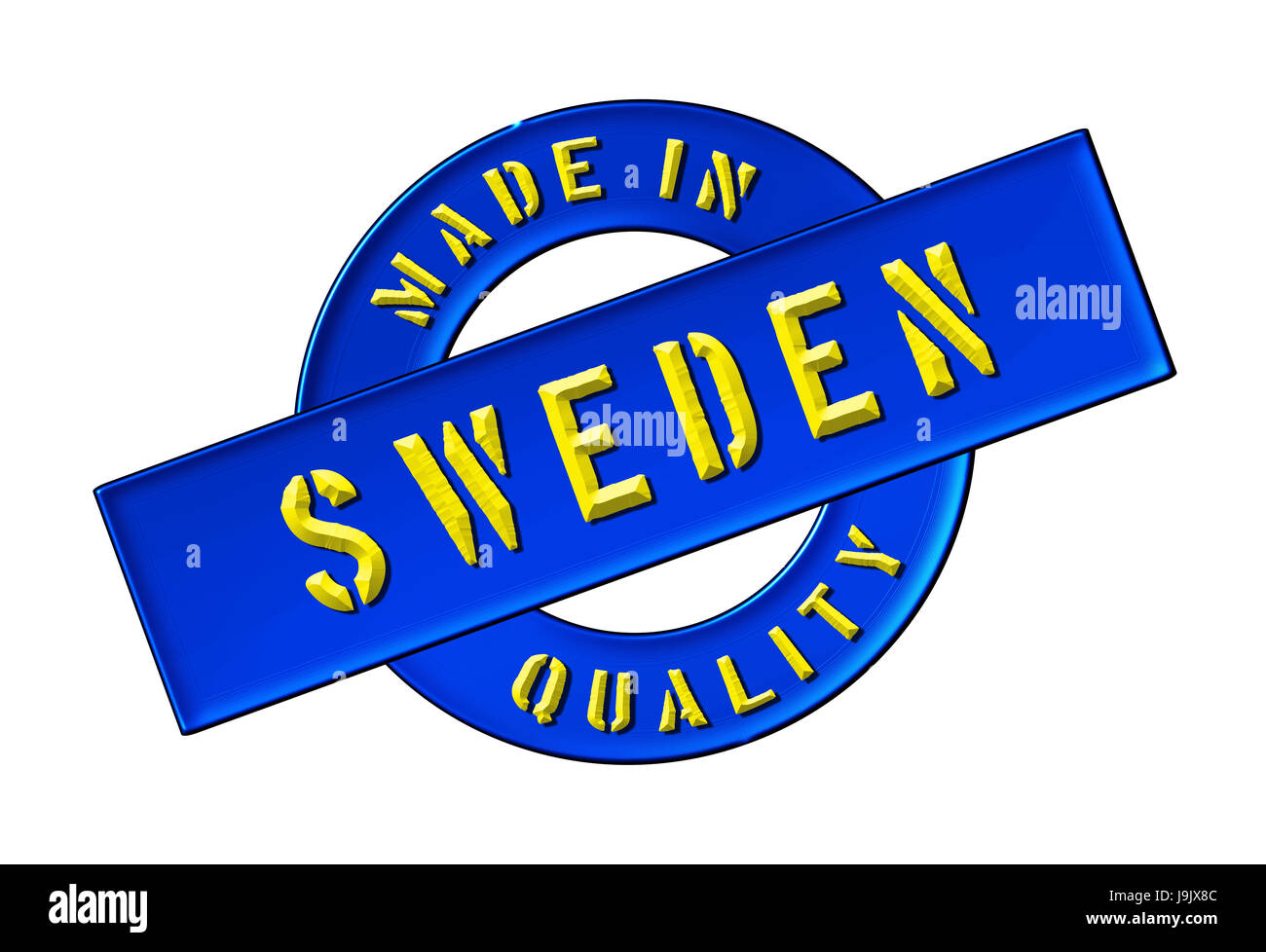 Schweden, Stockholm, Stockholm, Schweden, blau, Präsentation, isoliert, Schweden, Stockfoto