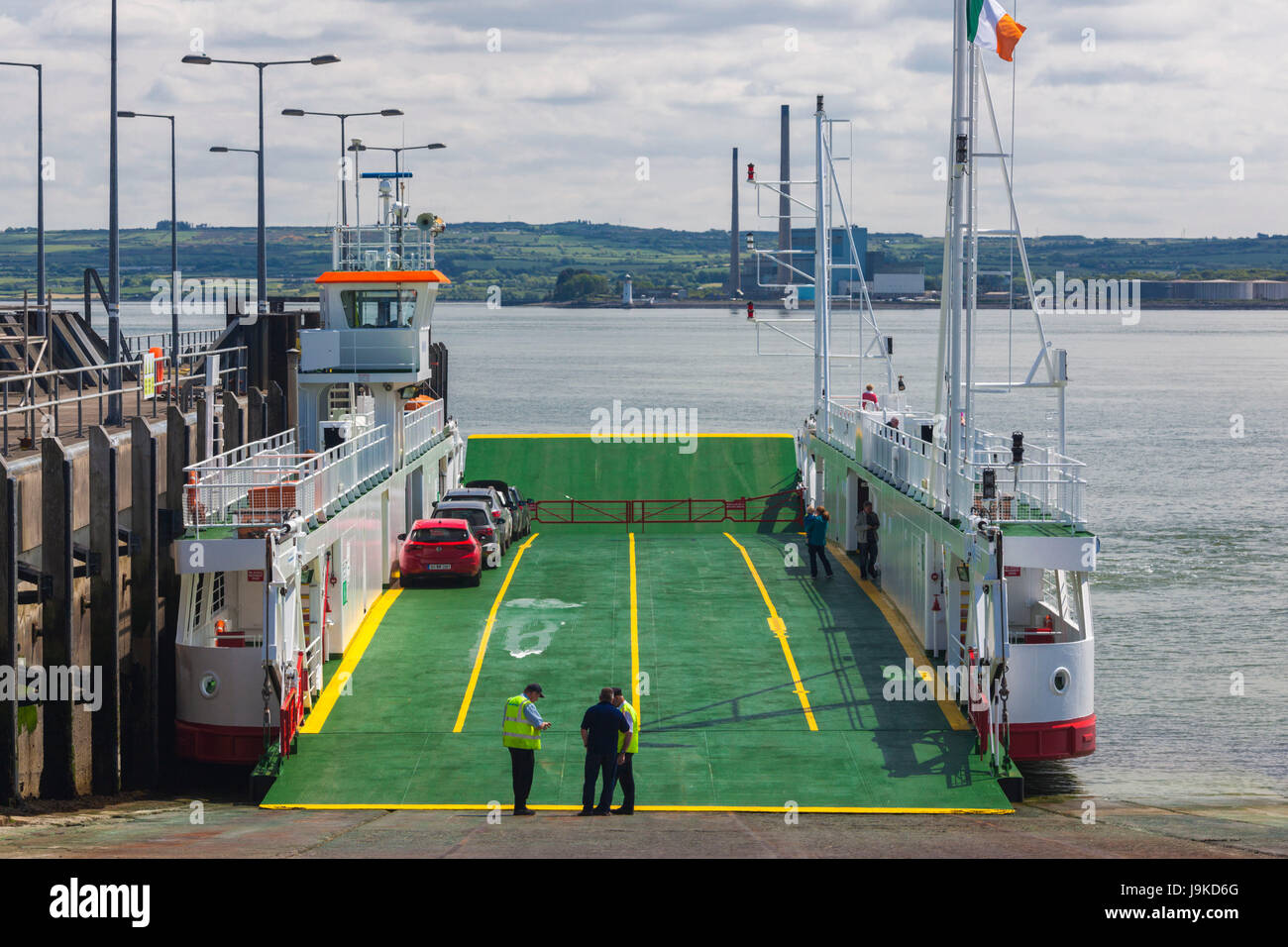 Irland, County Clare, Killimer, Shannon River Ferry, Killmer-Tarbert (Grafschaft Kerry) Stockfoto