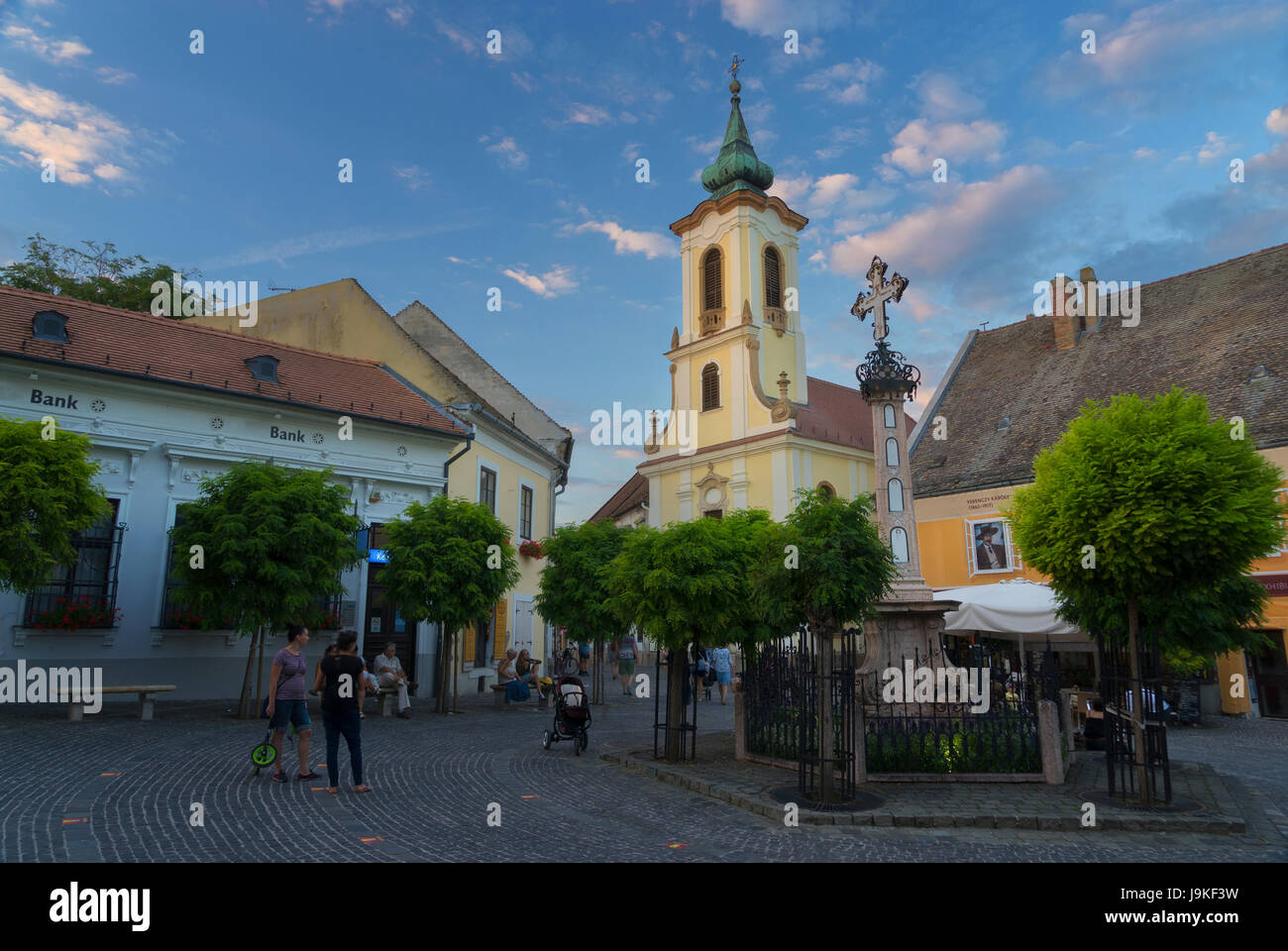 Stadt Szentendre in Ungarn Stockfoto