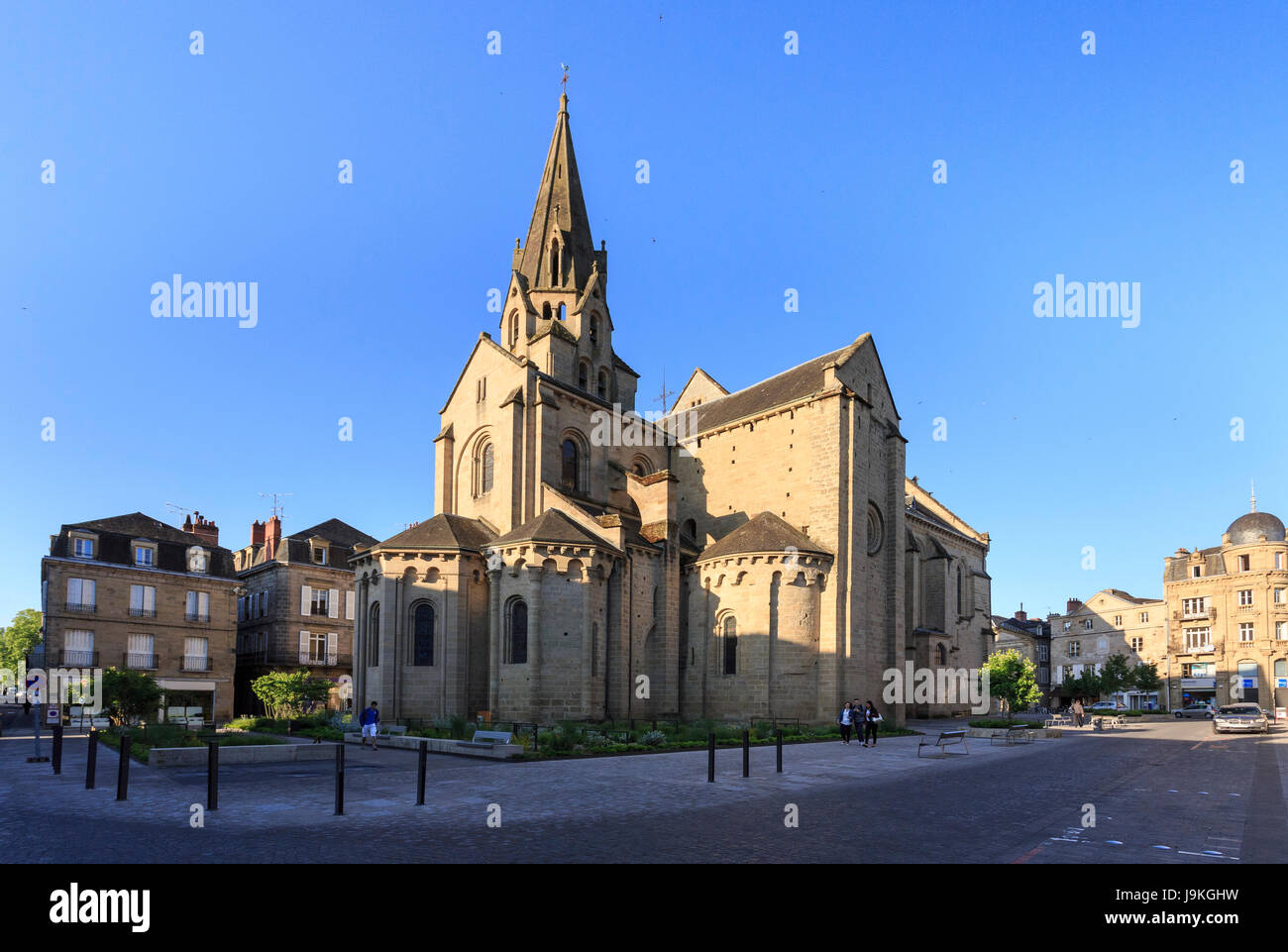 Frankreich, Correze, Brive la Gaillarde, um Saint Martin Kirche Stockfoto