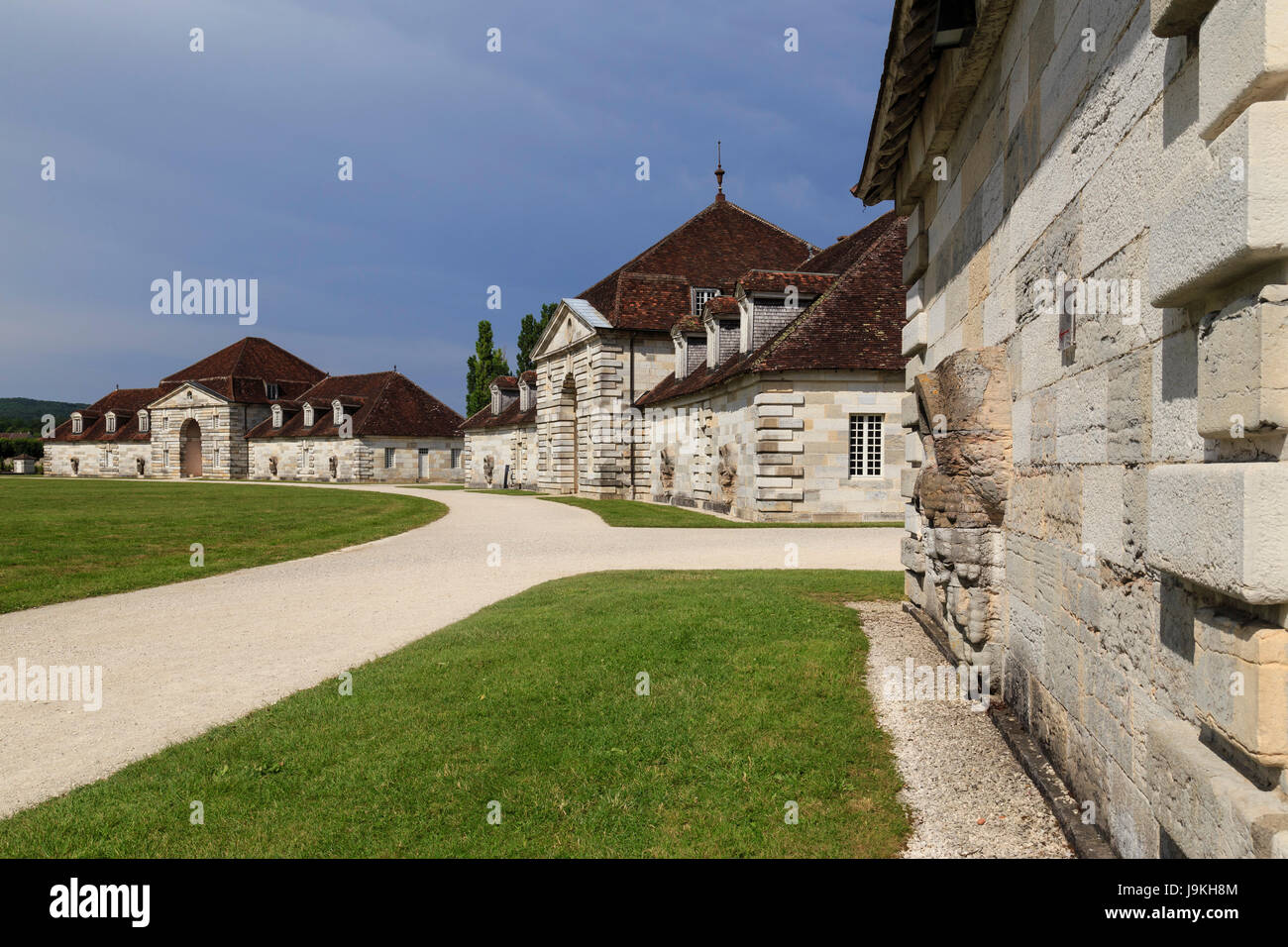 Frankreich, Doubs, Arc et Senans, Königliche Saline von Arc et Senans, als Weltkulturerbe von der UNESCO Stockfoto