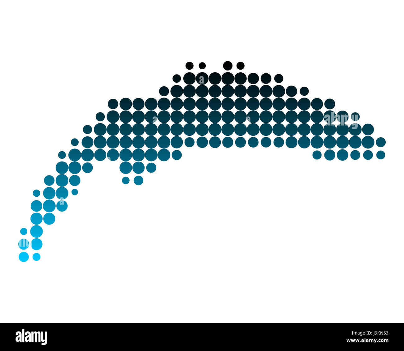 Schweiz, Illustration, Frankreich, Kreis, Karte, gepunktet, Dot, Raster, Design, Stockfoto