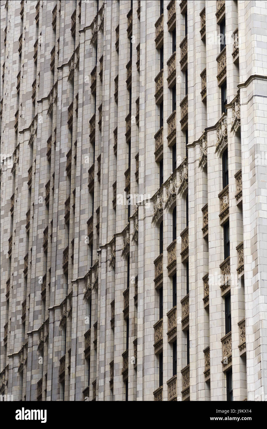 Gebäude, Fassade, Manhattan, New York, usa Stockfoto