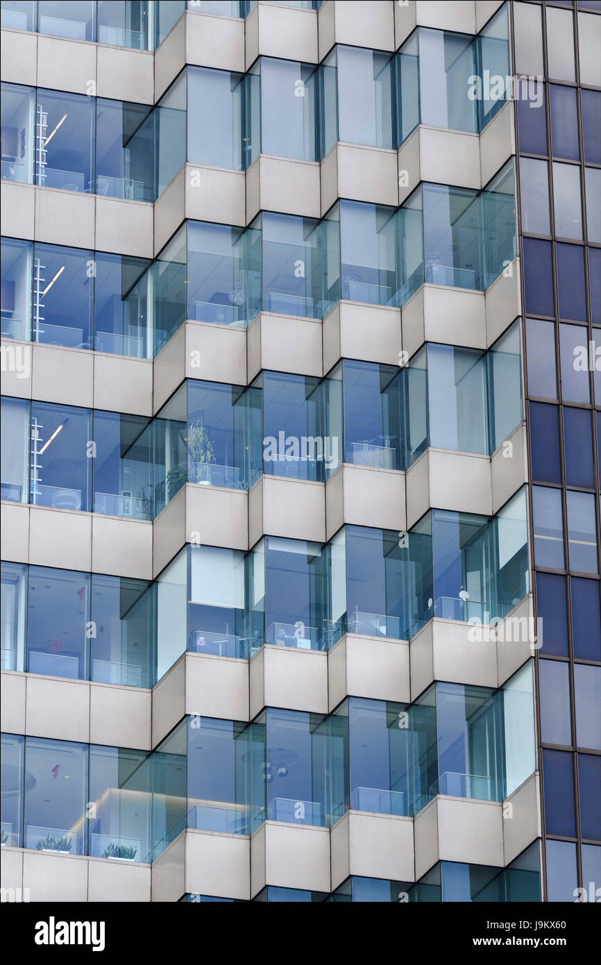 Gebäude Grafik, Manhattan, New York, USA Stockfoto