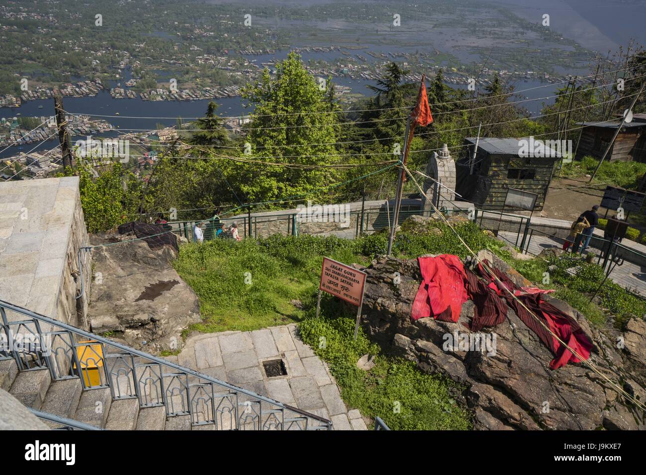 Shankaracharya Tempel, Srinagar, Kaschmir, Indien, Asien Stockfoto