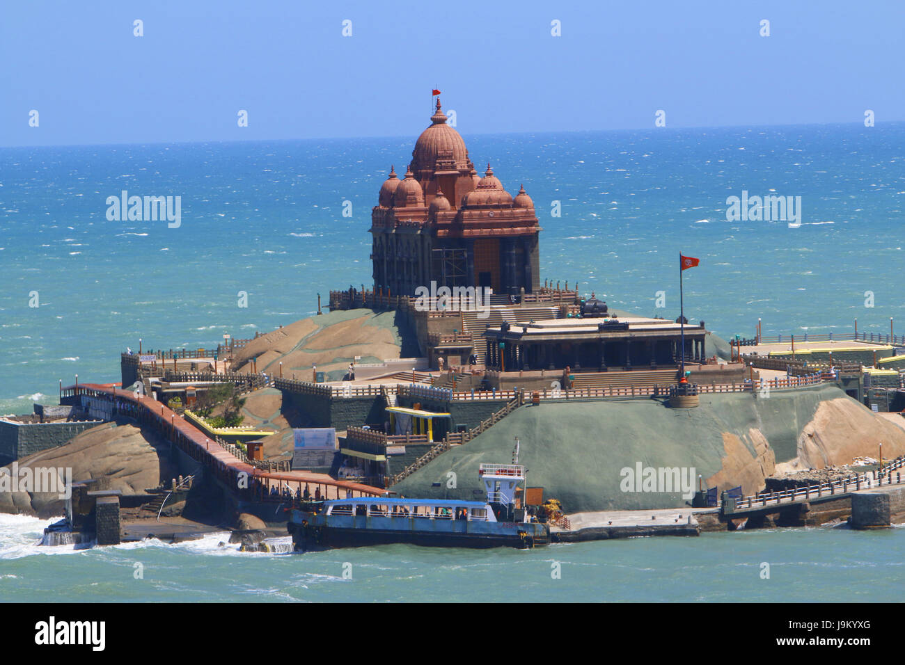 Vivekananda Fels Denkmal, Kanyakumari, Tamil Nadu, Indien, Asien Stockfoto