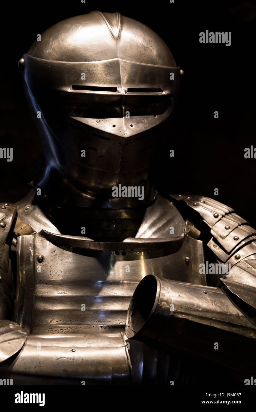 Rüstung in der Tower of London, UK Stockfoto