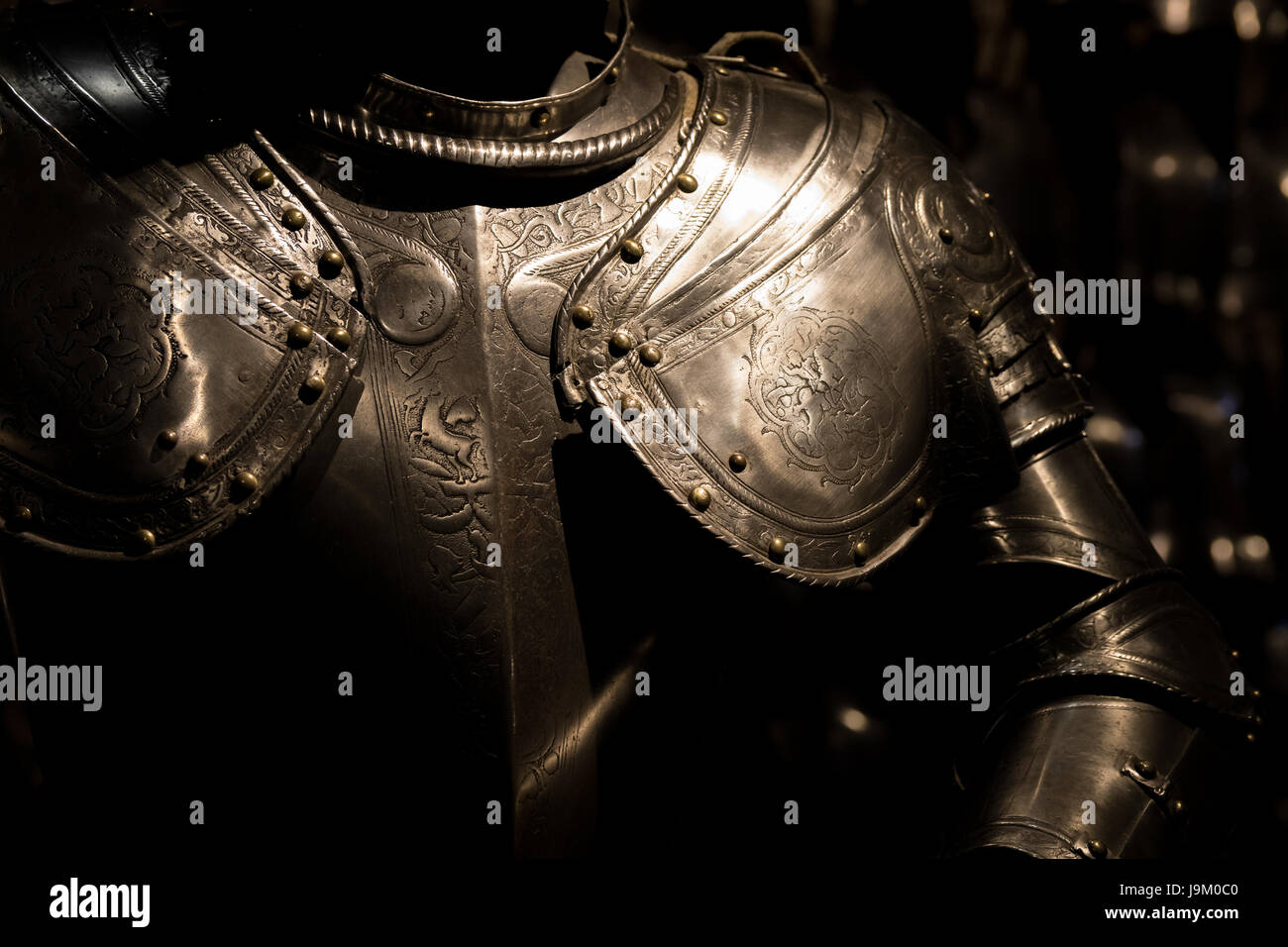 Rüstung in der Tower of London, UK Stockfoto