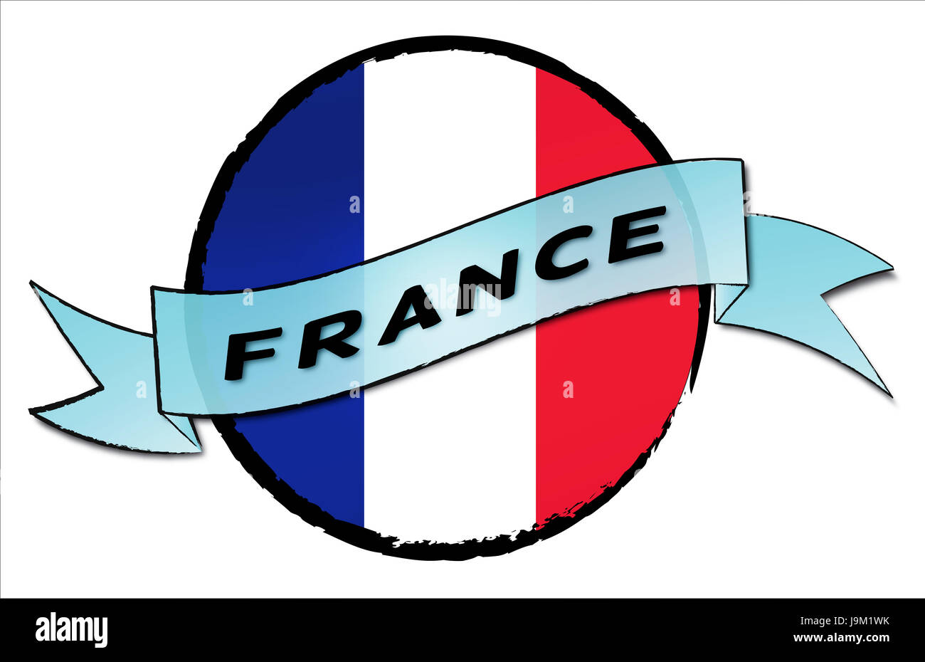 Kreis Land Frankreich Stockfoto