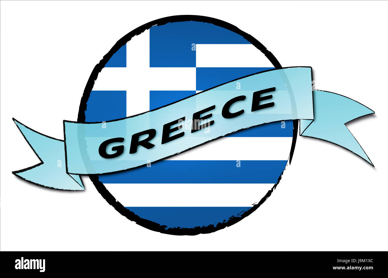 Griechenland, Athen, Griechenland, Flagge, Krise, Reise, Taste, Spiele, Banner, Land, Stockfoto