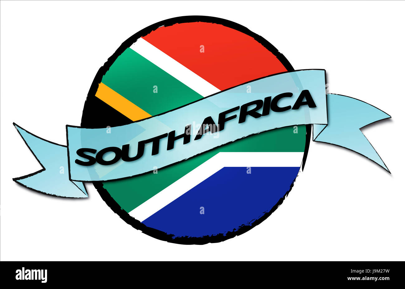 Kreis Land Südafrika Stockfoto