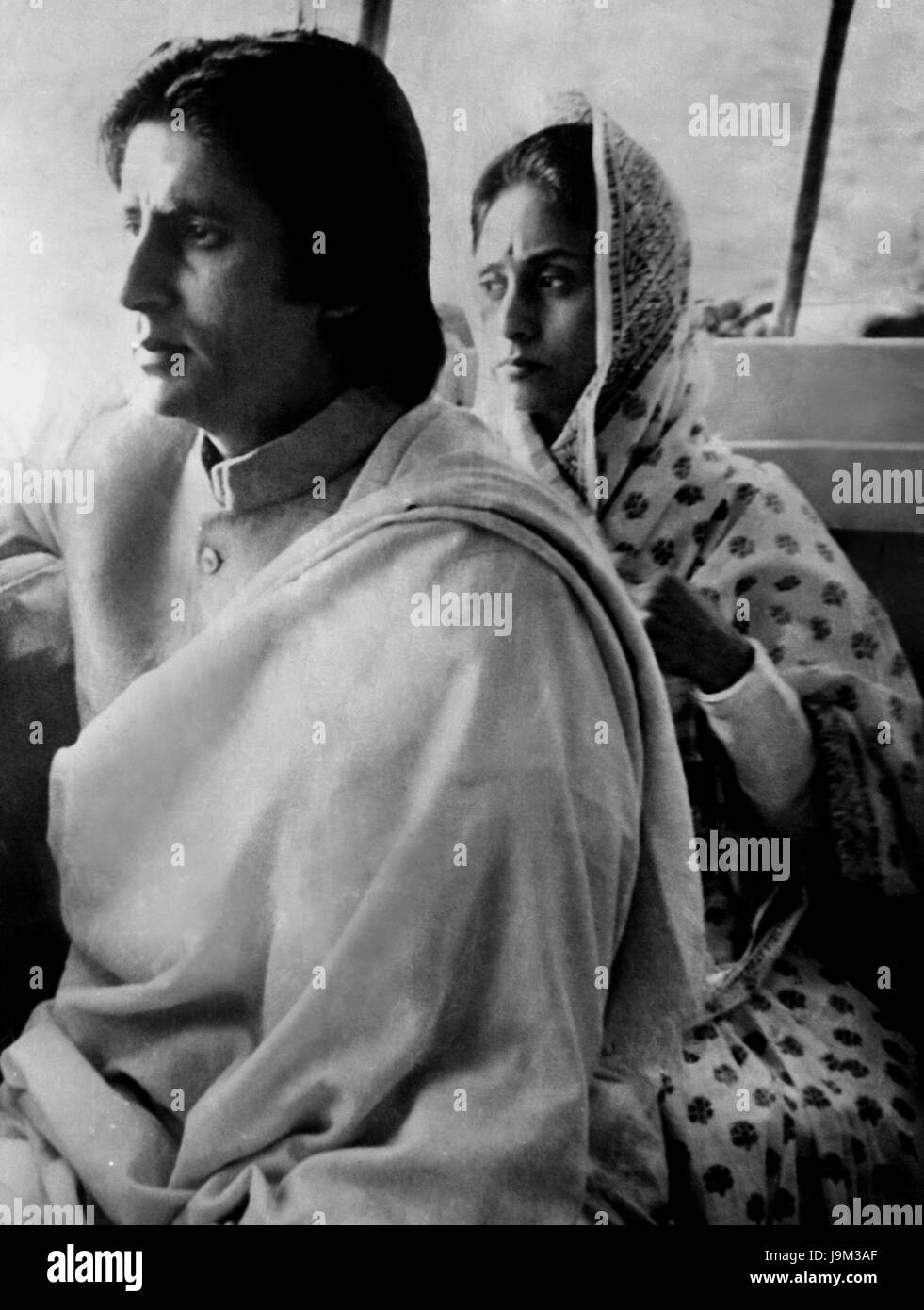 Indische Bollywood-Schauspieler, Amitabh Bachchan und Jaya Bachchan, Indien, Asien Stockfoto