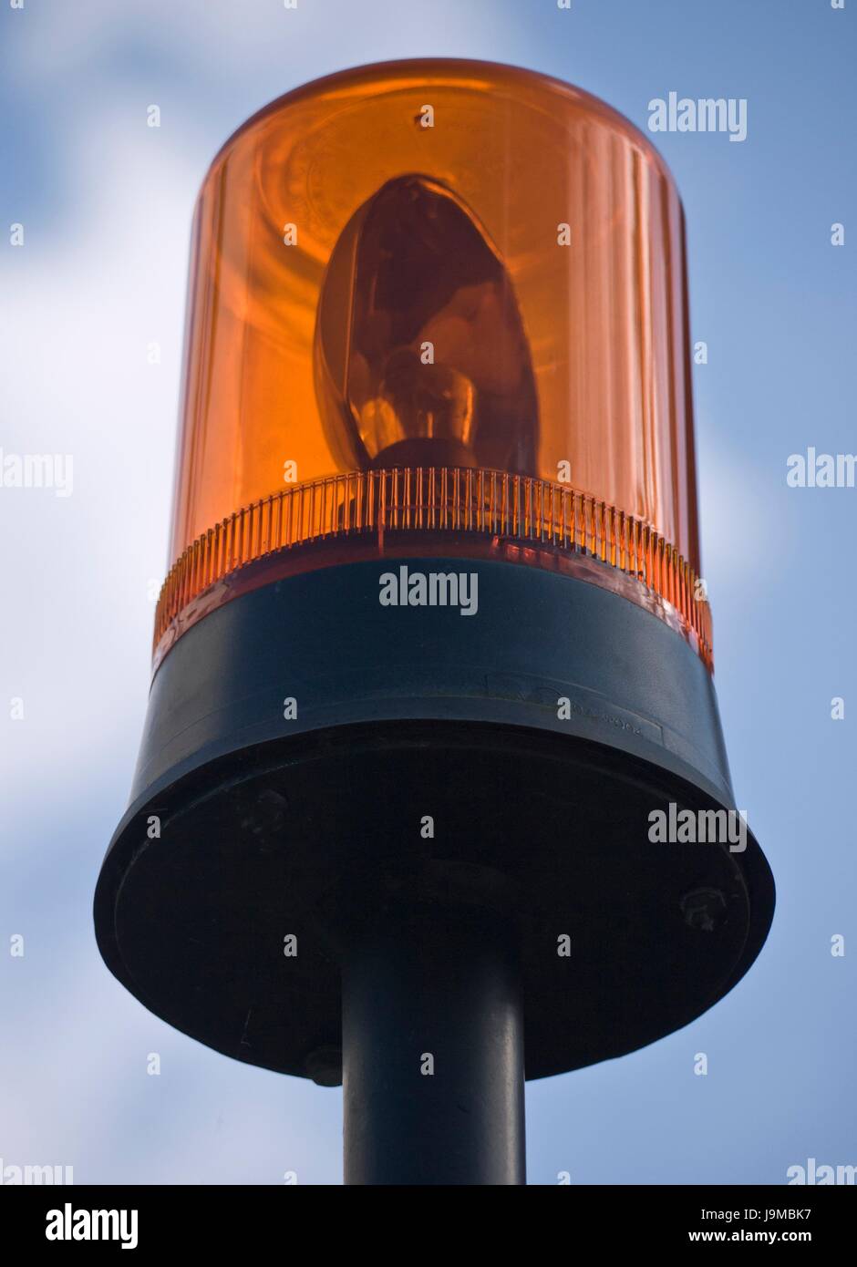 Alarm-Lampe-Himmel Stockfoto