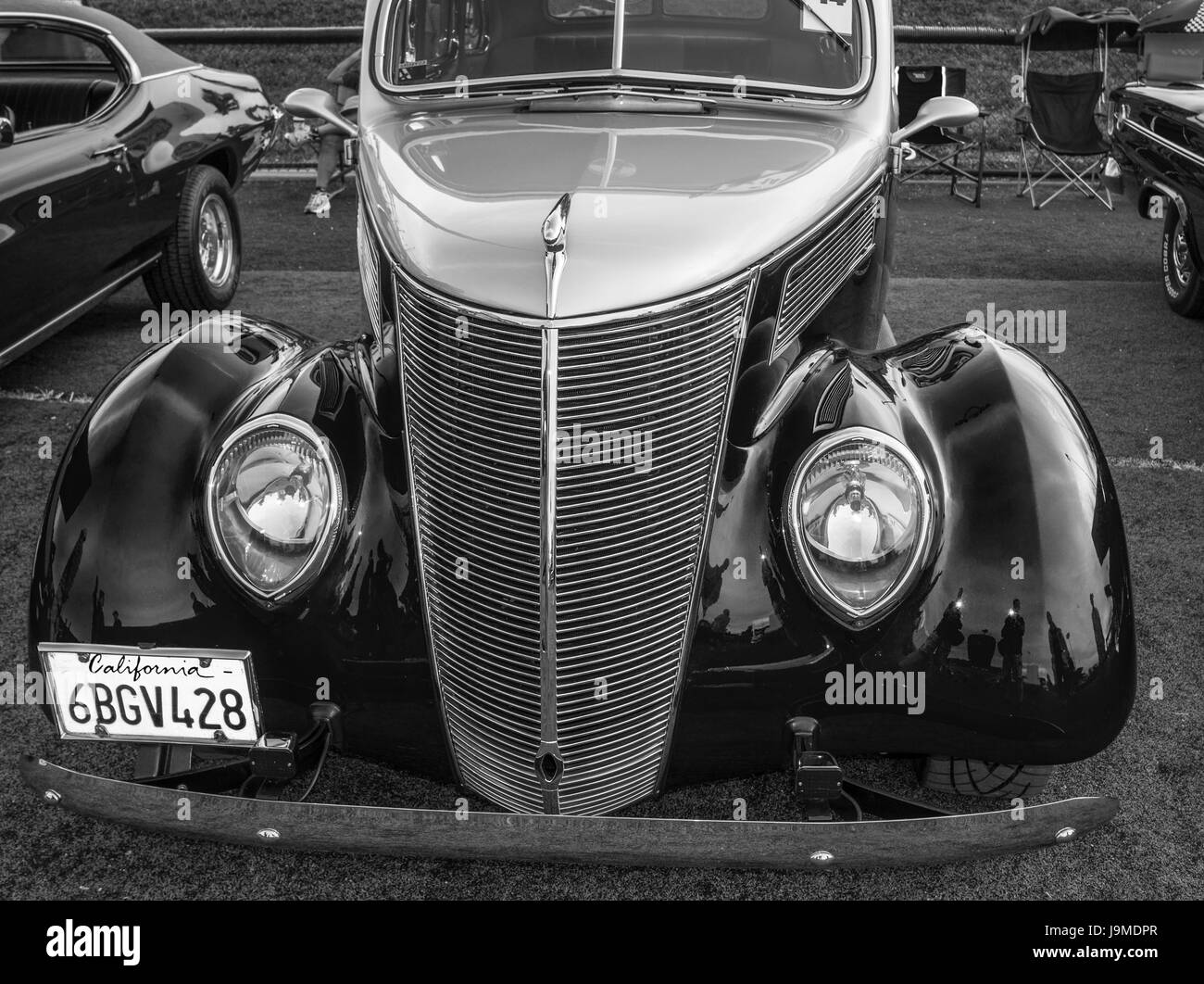 Oldtimer auf der Automobilmesse Kool April Nächte in Redding, Kalifornien. Stockfoto