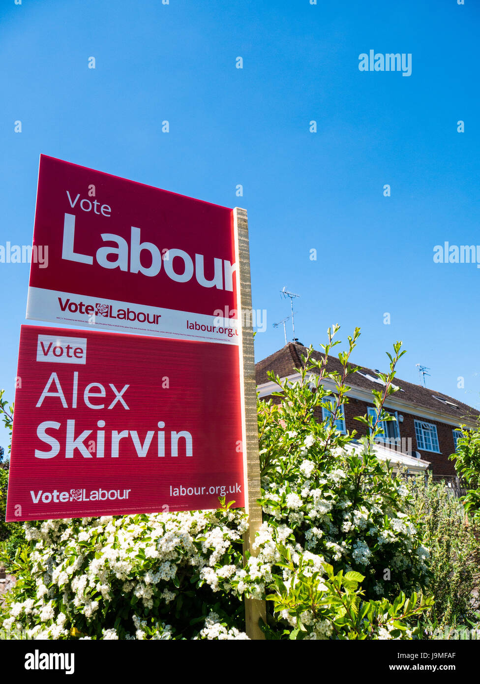 Arbeitsrechtlichen Abstimmung anmelden gehobenen Streatley, Berkshire, England Stockfoto