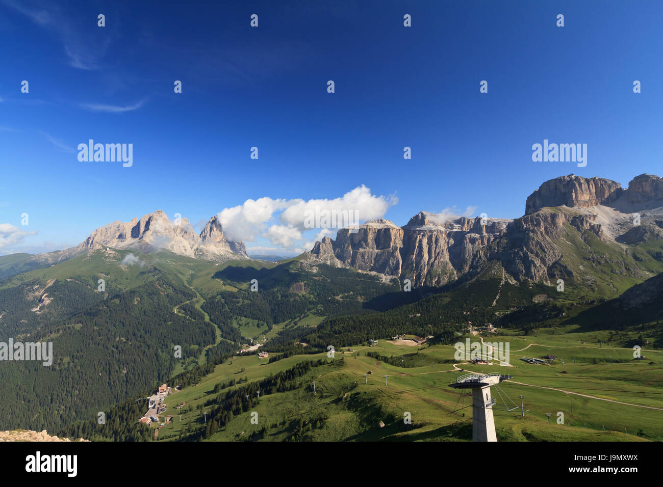 Dolomiten, Tal, Landschaft, Landschaft, Landschaft, Natur, Berge, Italien, Stockfoto