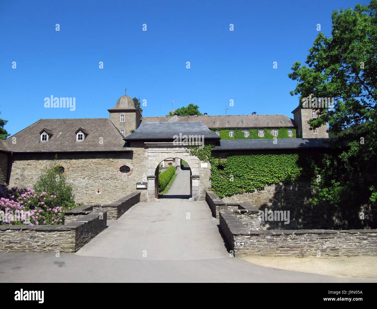 Schloss, Burg, Schloss, Burg, Burg Schnellenberg, Attendorn, Sauerland, Stockfoto