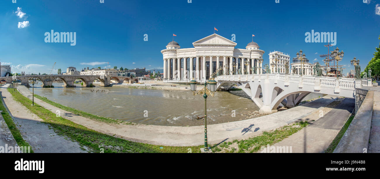 Mazedonien - Skopje - Architektur Stockfoto
