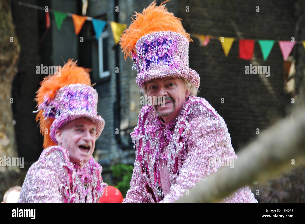 Londoner Soho Dorffest Stockfoto