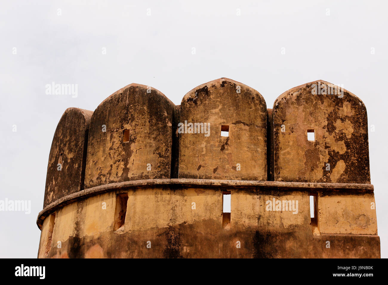 Oberen Teil von einem kleinen Grab von Amer fort Stockfoto