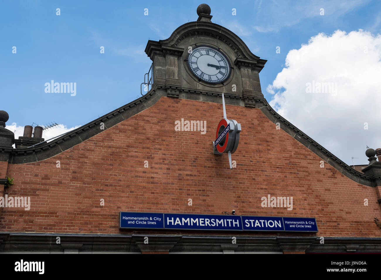 Hammersmith station Stockfoto