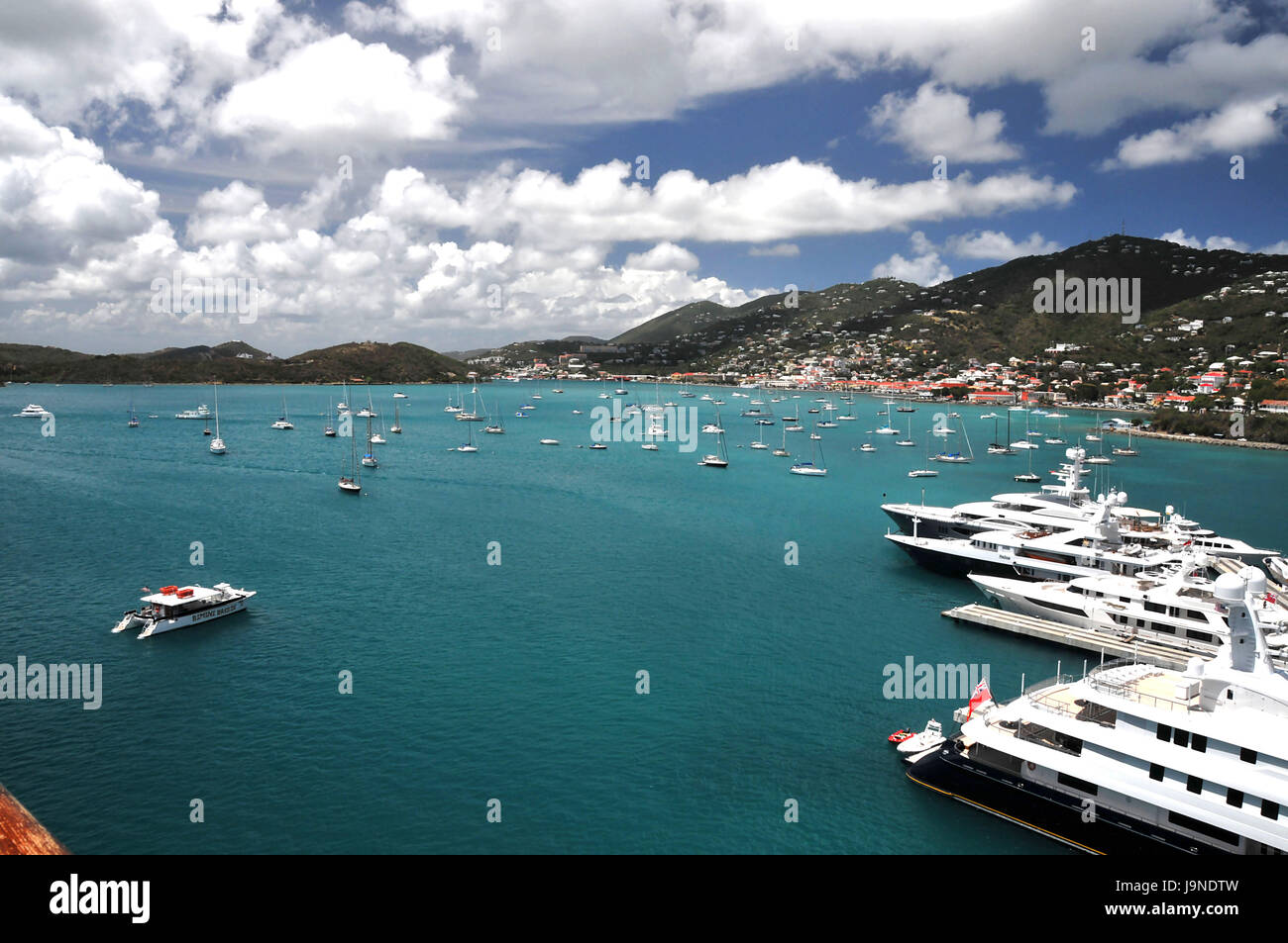Verschiedene Szenen von St. Thomas, Amerikanische Jungferninseln, Karibik, am 20.03.2011 Stockfoto