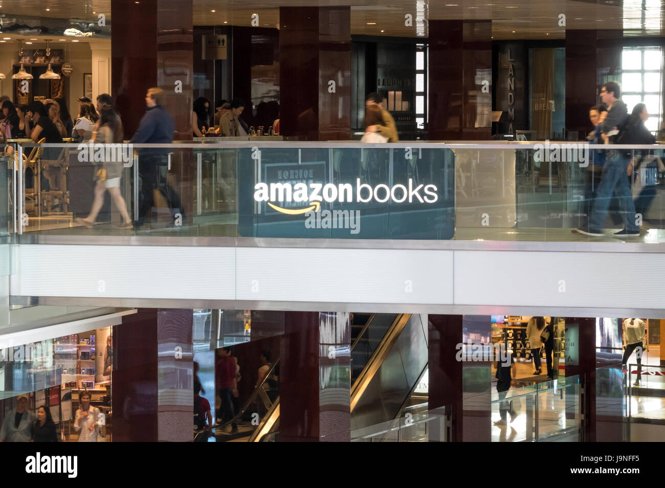 Das Amazon Buch speichern im Time Warner Center am Columbus Circle in New York City Stockfoto